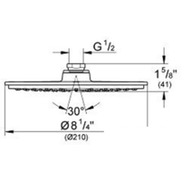 Grohe Rainshower Cosmopolitan 210 [28373000] Image #2