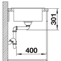 Blanco Elon 45 S (антрацит) 524814 Image #3