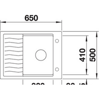 Blanco Elon 45 S (антрацит) 524814 Image #2