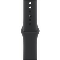 Apple Watch Series 11 42 мм (алюминиевый корпус, черный/черный, спортивный силиконовый ремешок M/L) Image #3