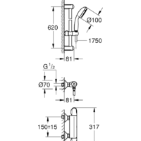 Grohe Grohtherm 1000 34151004 Image #2