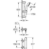 Grohe Grohtherm 1000 34151004 Image #2