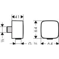 Hansgrohe FixFit 26457000 Image #2