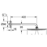 Grohe Rainshower Cosmopolitan 310 [26257000] Image #2