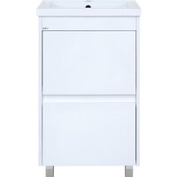 Misty Алиса - 50 Тумба 1 ящ. напольная, белая эмаль - Э-Али01050-0112Я