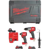 Milwaukee M18 FPP2A2-502X 4933464268 (шуруповерт, винтоверт, 2 АКБ, кейс) Image #4