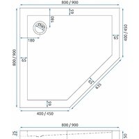 Rea Diamond 80x80 (белый) Image #5
