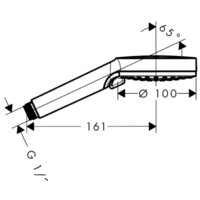 Hansgrohe Vernis Blend 100 Vario 26270670 (черный матовый) Image #2