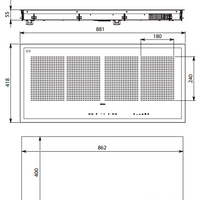 Falmec Piano Induzione 2 zone 88x42 Image #3