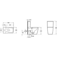 Lavinia Boho Aveo Rimless 3306010R (бачок, чаша, пневмокрышка) Image #12