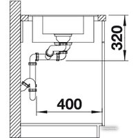Blanco Metra 6 S-F (темная скала) [519118] Image #3