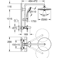 Grohe Euphoria System 260 26114001 Image #2