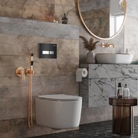 Roxen Simple Compact в комплекте с инсталляцией StounFix Dual Fresh 6 в 1 965318 (кнопка: черное стекло) Image #14