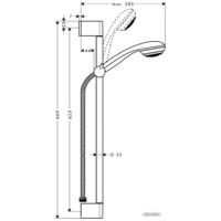 Hansgrohe Crometta 85 1jet [27728000] Image #2