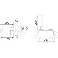 Rea Lungo Long B0369 (хром глянцевый) Image #10