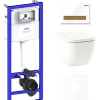 Lavinia Boho Relfix One Rimless 6 в 1 75110108 (белый/светлое дерево пластик) Image #1