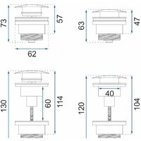 Rea Klik-Klak REA-A8585 (матовое золото) Image #3