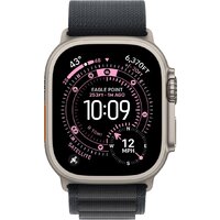 Apple Watch Ultra 3 LTE 49 мм (титановый корпус, природный/черный, текстильный ремешок размера L) Image #2