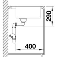 Blanco Andano 500-IF/A 525245 (с клапаном-автоматом, сатин) Image #8