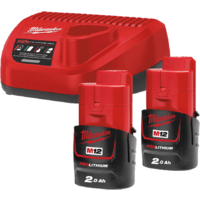 Milwaukee M12 M12NRG-202 4933459209 (2 x 12В/2 Ач + 12В)