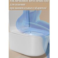 Roxen Simple Compact в комплекте с инсталляцией StounFix Dual Fresh 6 в 1 943570 (кнопка: хром матовый) Image #20
