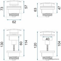 Rea Klik-Klak REA-A5218 (ретро черный) Image #4