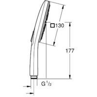 Grohe Rainshower SmartActive Cube 130 26550000 Image #6