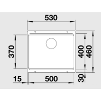 Blanco Etagon 500-U Silgranit (жасмин) [522232] Image #2