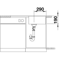 Blanco Metra 5 S-F (алюметаллик) [519098] Image #4