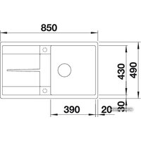 Blanco Metra 5 S-F (алюметаллик) [519098] Image #2
