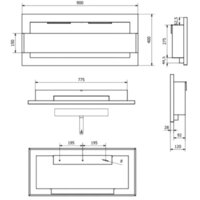 BiokominkiGMT 900x400 (черный, со стеклом) Image #4