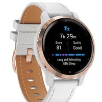 Garmin Venu 2S (розовое золото/белый кожаный) Image #4