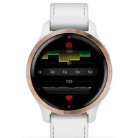 Garmin Venu 2S (розовое золото/белый кожаный) Image #12