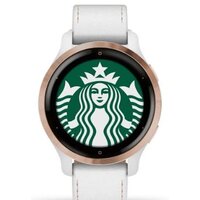 Garmin Venu 2S (розовое золото/белый кожаный) Image #5