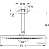 Grohe Rainshower Cosmopolitan 310 26067000 (хром) Image #2