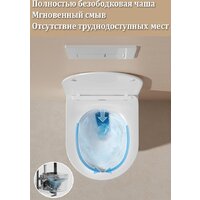 Roxen Simple Compact в комплекте с инсталляцией StounFix Dual Fresh 6 в 1 911522 (кнопка: черный матовый) Image #21
