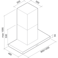 Falmec Lumina NRS 90 800 м3/ч (нержавеющая сталь) Image #4