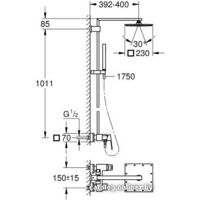 Grohe Euphoria Cube XXL System 230 [23147001] Image #2