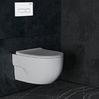 Roxen Porto в комплекте с инсталляцией StounFix Dual Fresh 6 в 1 576390 (кнопка: белый глянец) Image #10