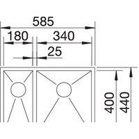 Blanco Zerox 340/180-U (полированная, правая) Image #4