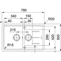 Franke BFG 651-78 (белый) Image #2