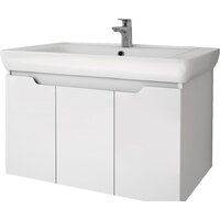 Dreja Тумба под умывальник Q (D) 80 99.1003 (белый глянец)