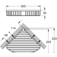 Grohe Полка BauCosmopolitan 40663001 Image #2