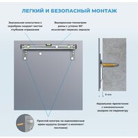 Wellsee Зеркало 7 Rays' Spectrum 172200280, 50 х 50 см Image #8