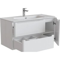 IDDIS Тумба с умывальником Edifice 100 EDI10W1i95K (белый) Image #4