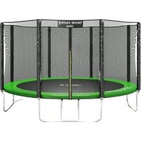 Atlas Sport 374 см - 12ft Basic (с лестницей, внешняя сетка, зеленый)