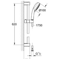 Grohe New Tempesta Cosmopolitan 100 27786002 Image #2