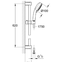 Grohe New Tempesta Cosmopolitan 100 27786002 Image #2