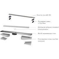 Berges Wasserhaus С1 Norma 900 (матовый хром) Image #4