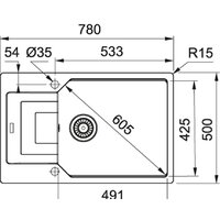Franke UBG 611-78L (графит) Image #2